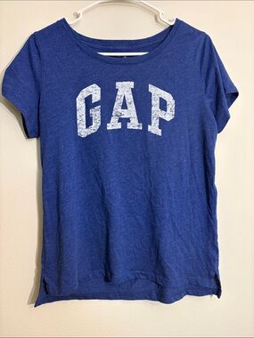 GAP Royal Blue Short Sleeve Logo Tee
